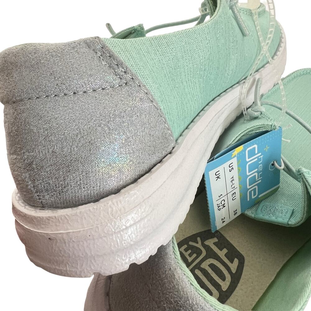 Hey Dude Wendy Glitter Slip on Shoe in Moon Stone Size Women 7 - Picture 7 of 11